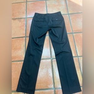 Dolce & Gabbana Black Straight Leg Low Rise Trousers